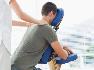chiropractor locates a joint in your spine
