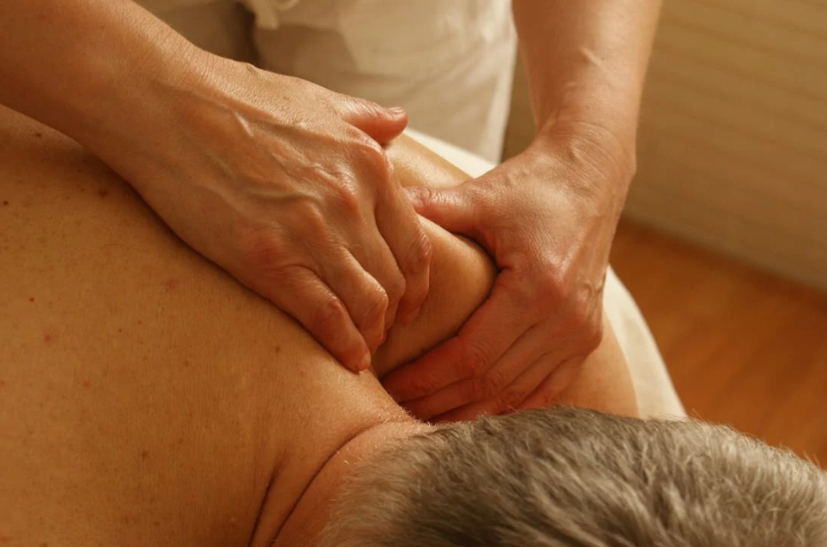 a person undergoing massage therapy